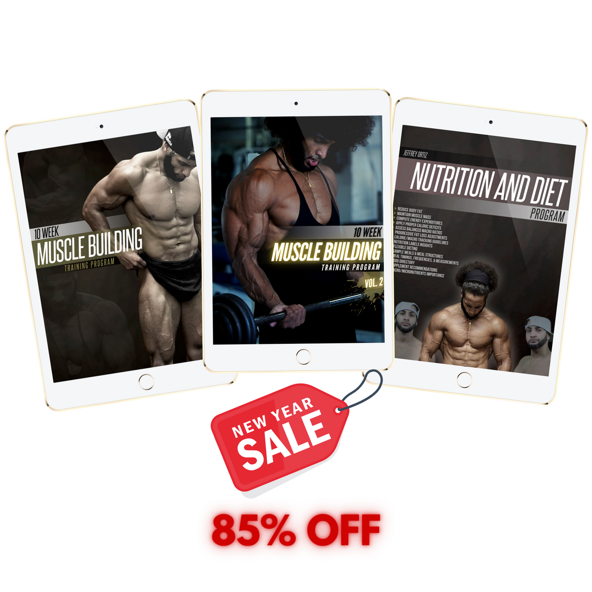 WEIGHT TRAINING & DIET: 3 E-BOOK COMBO – Jeff Ortiz